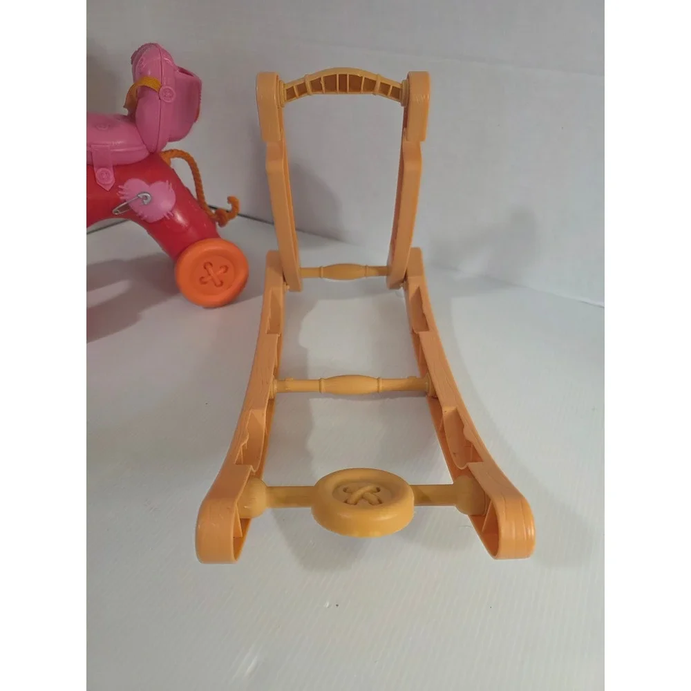 Lalaloopsy Silly Pet Giraffe Rocker Toy Red Fair 513957 Incomplete As Is